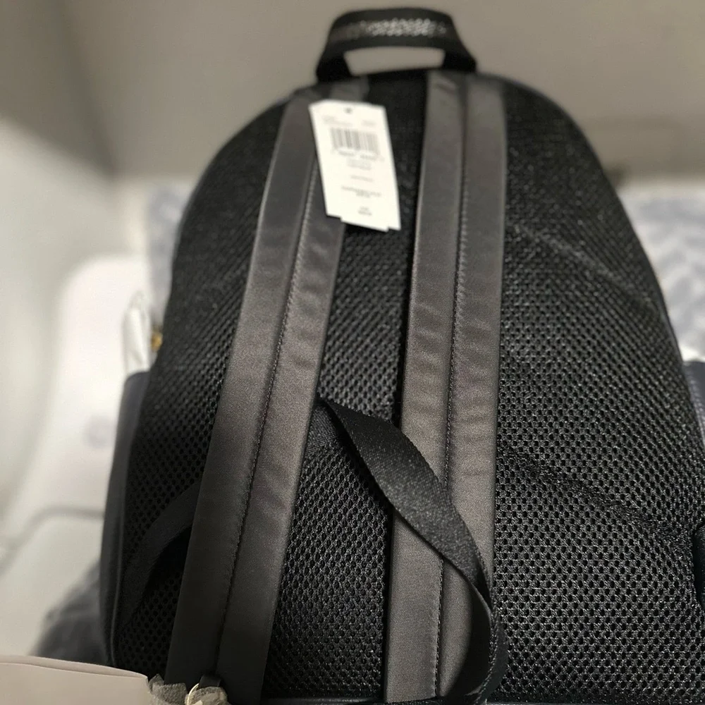 Coach Black Quilted Backpack - Picture 2 of 3